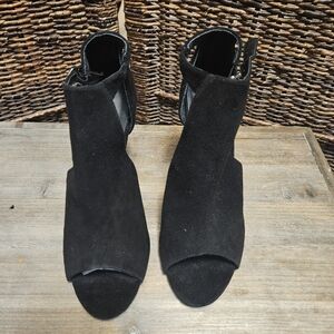 Steve Madden Peep Toe Faux Suede Heels